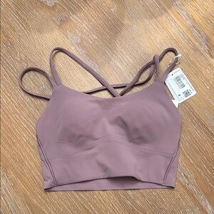 Women's Mauve Strappy Bralette